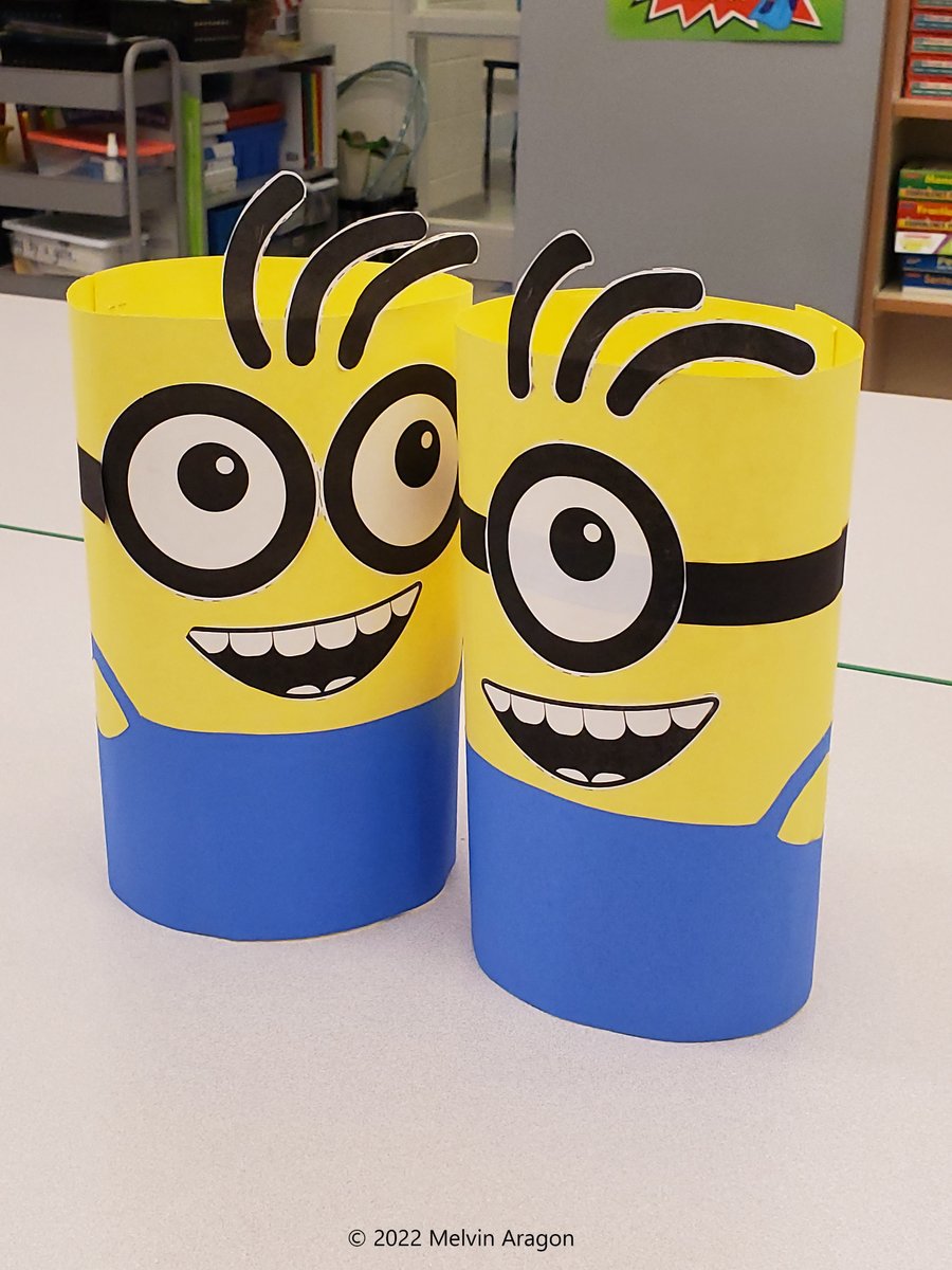 ESOLmelvin's tweet photo. Literacy activity that I made for my S. Hope your learners have fun creating their Minion hats. You'll need a yellow, blue, &amp; black construction paper, the downloadable face pieces, scissors, glue, &amp; stapler. Please send a request to access the files.  https://t.co/cNNkYjdLbK https://t.co/pp6WkQt2Np