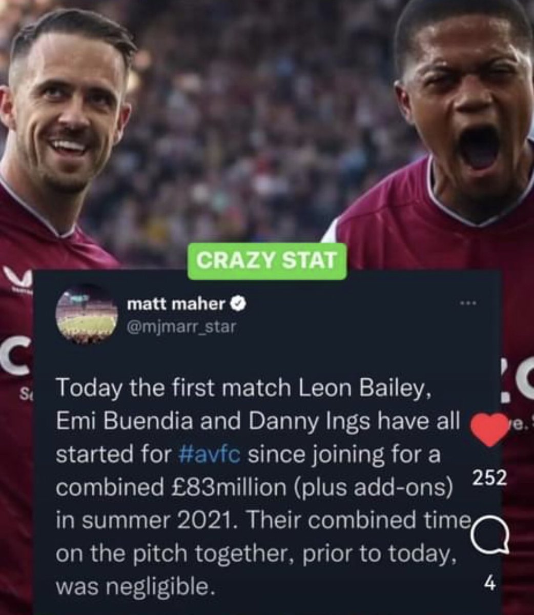 NaeemArif_'s tweet photo. Dear #DannyMurphy &amp; @BBCMOTD @MOTDmag &amp; @GaryLineker 

Today shows playing a formation to suit your players is very important. #SteveGerrard showed no flexibility, playing his #433 and his favourites.

Good luck to him, but @AVFCOfficial need a better manager next. https://t.co/gVHXdpwnJK