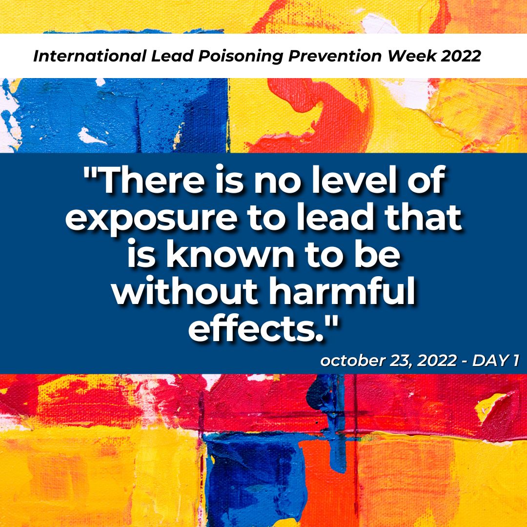akofoundation's tweet photo. Day 1 of #ILPPW2022 
Do not forget- 
" There is no level of exposure to lead that is known to be without harmful effects."
#BanLeadPaint
#who
#akofoundation
#IPEN https://t.co/0UrqvZgGYA