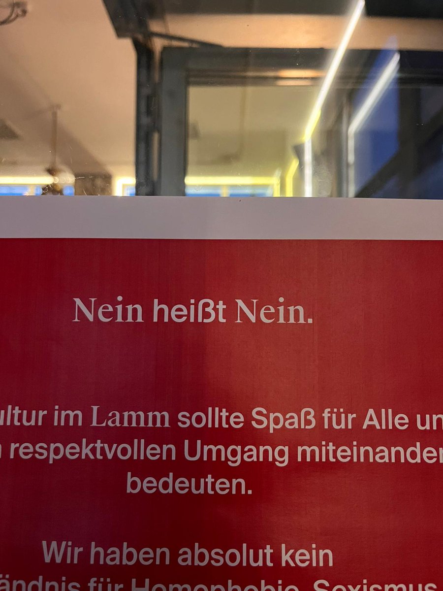 adinamcp161's tweet photo. POV: eine Bar hat mehr feministisches Selbstverständnis als die Partei die Linke
#LinkeMeToo https://t.co/sKcJYRhRiF