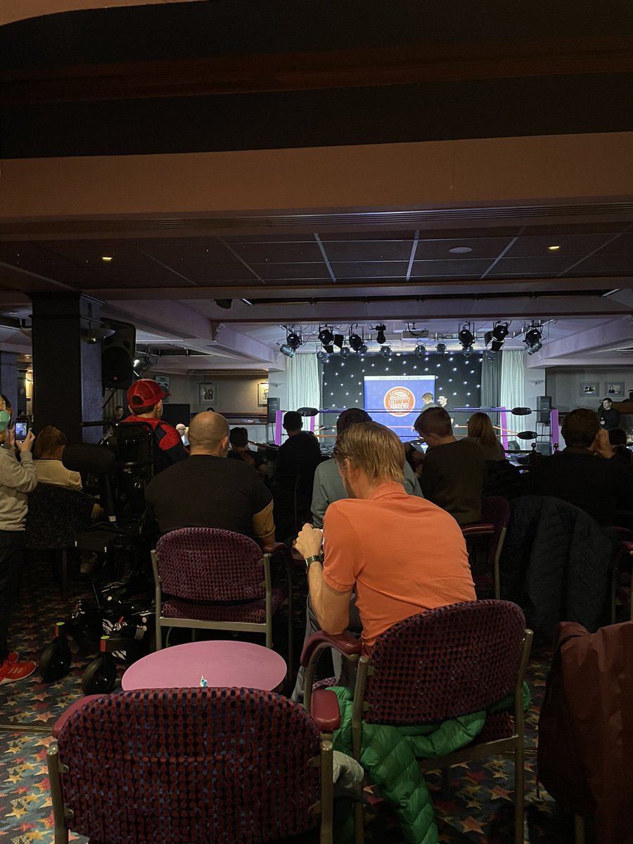 My view of tonight’s <a href="/CIWW_Wrestling/">🌟 Channel Islands World Wrestling 🌟</a> Sunday night slam
