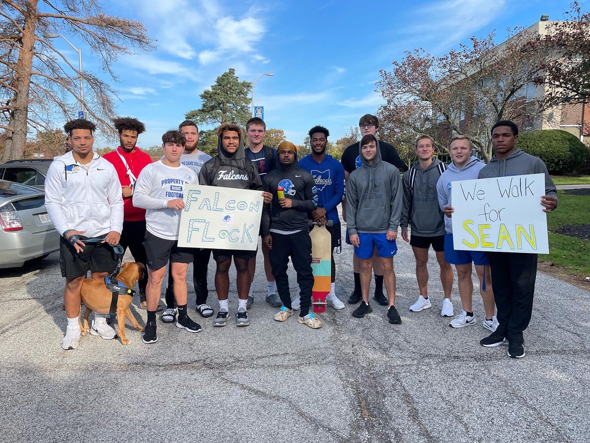 saacNDC's tweet photo. 3rd Annual Make a Wish Walk for Sean! I cannot express how amazing this went over, THANK YOU athletes for making a difference in someone life, it truly was a fantastic day! #makeawishwalk #walkforsean https://t.co/8FsfncX4te