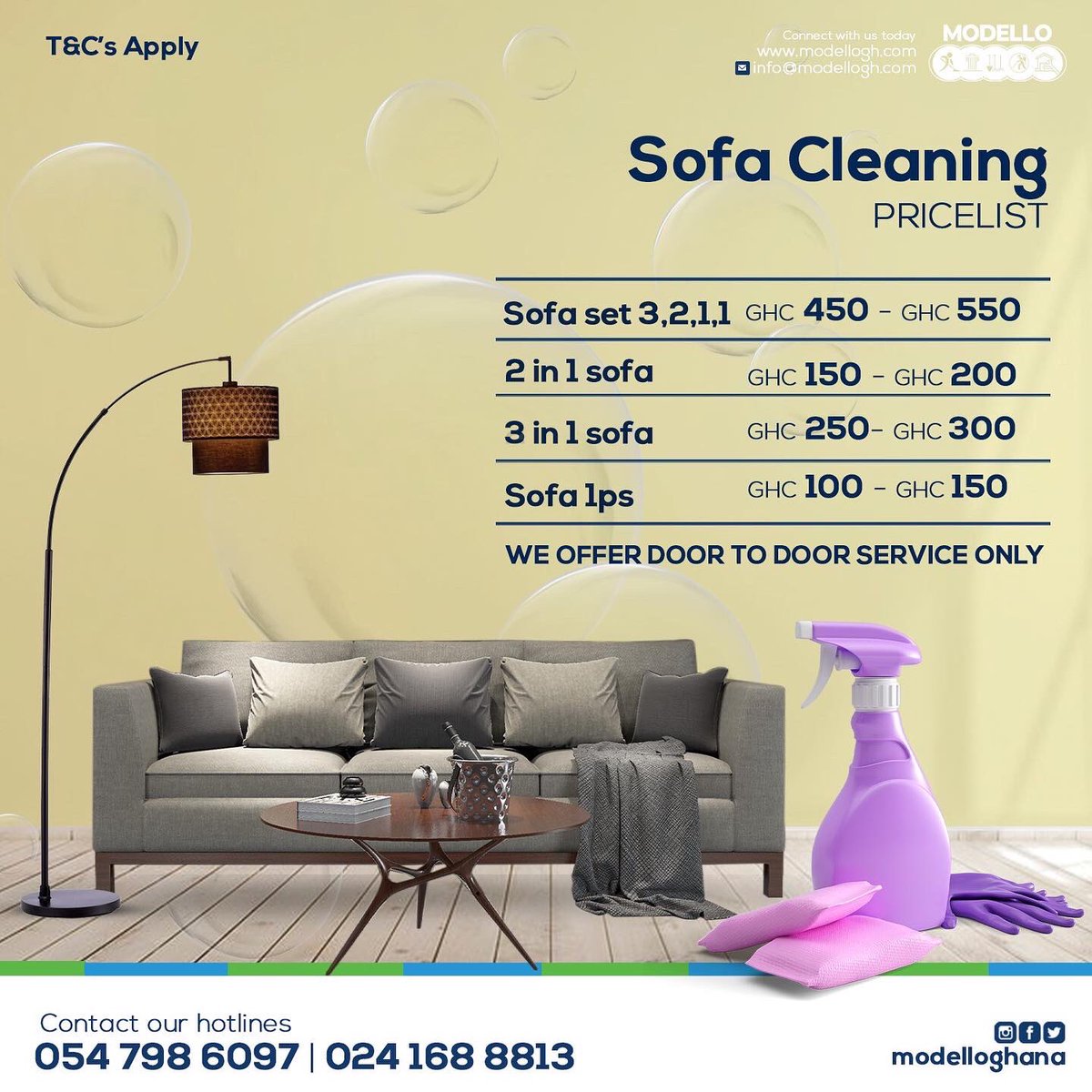 modelloghana's tweet photo. 🗣Let us take care of your sofa.
Long-lasting freshness 🌹🌼is our promise🤌🏾.
📗Book an appointment with us today 🛋

#sofacleaninginkumasi #sofacleaning 
#cleaningservices #deepsofacleaning #modelloservices #modelloghana  #sofaclean #sofadeepcleaning #sofadeepcleaningservices https://t.co/E5HdfsKu5d