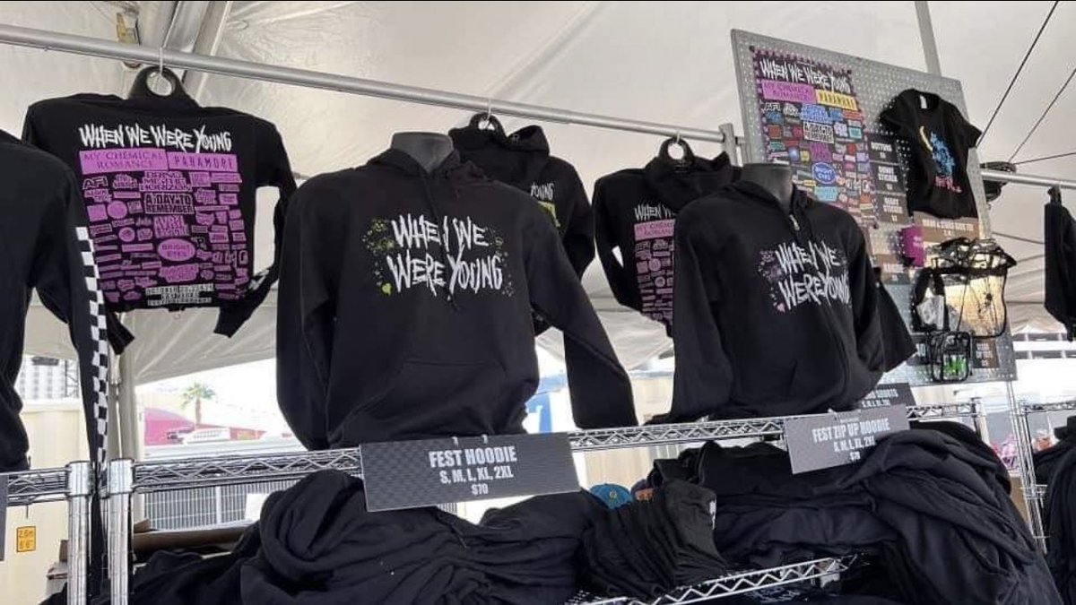 🏁 on Twitter "WHEN WE WERE YOUNG FESTIVAL MERCH"