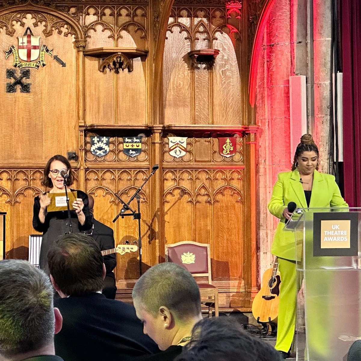 Grand afternoon <a href="/uk_theatre/">UK Theatre</a> Awards, celebrating incredible work from across the UK. And thrilled <a href="/CurveLeicester/">Curve</a> ‘s BILLY ELLIOT was honoured with the Best Musical Production gong. Congratulations and heartfelt thanks to the entire BILLY team and our Leicester audiences.