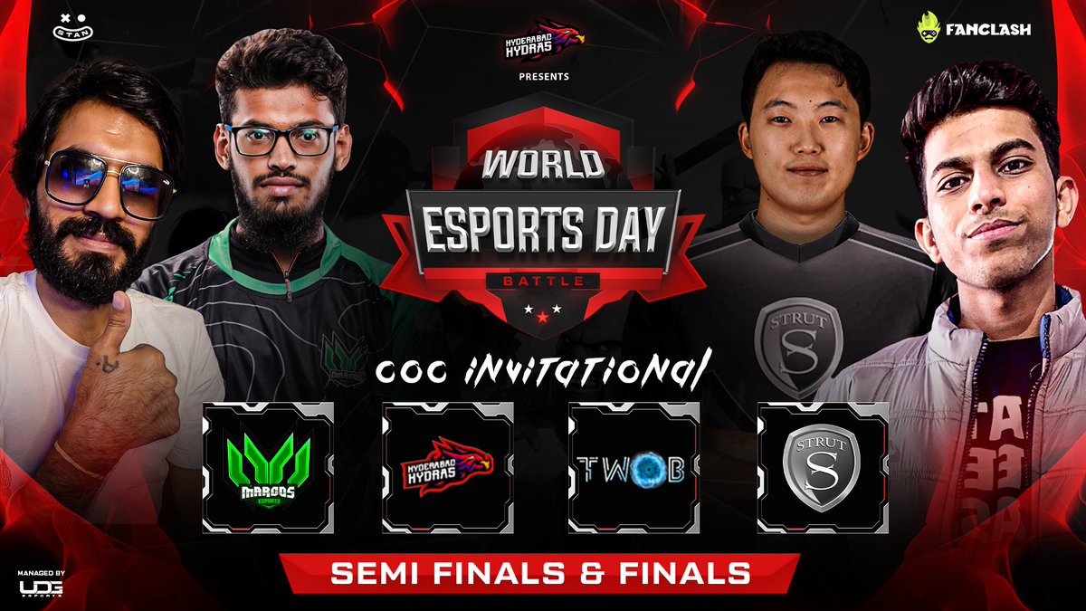 Style_coc's tweet photo. 🟣 SEGUIMOS EN VIVO!

LLEGA LA GRAN FINAL! 🔥

🏆 WORLD ESPORTS DAY BATTLE

✅ STRUT vs MARCOS ESPORTS

TODO EL MUNDO PARA DENTRO! 🥳

👉 https://t.co/1tsBS7OMKY https://t.co/qKe1Zr0ziS