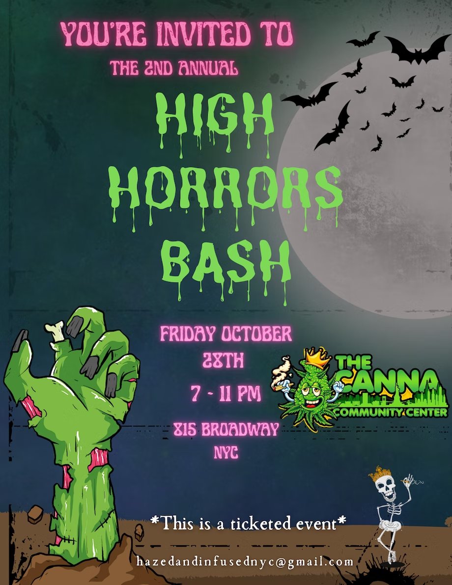 twobitpick's tweet image. See you Friday, event hosted by @candymankingnyc 

#nyc #canna #hivibes #halloweenvibes