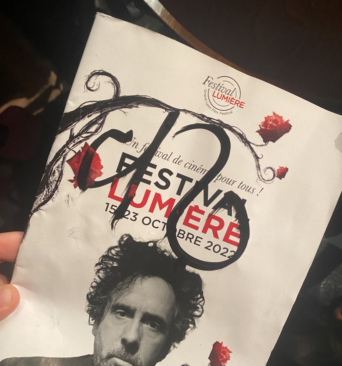 bobbymilkshaky's tweet photo. Une des plus belles semaines de ma vie qui se finit en beauté 🤍 Merci le festival Lumière 🎬 @InstitutLumiere @FestLumiere  #timburton #festivallumiere https://t.co/1SHTa7CR9T