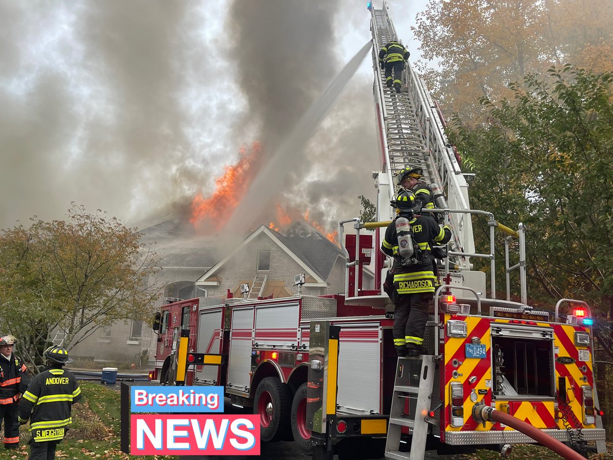 Metro Fire on Twitter "3rd alarm of fire Andover Ma , 15 Somerset Dr"