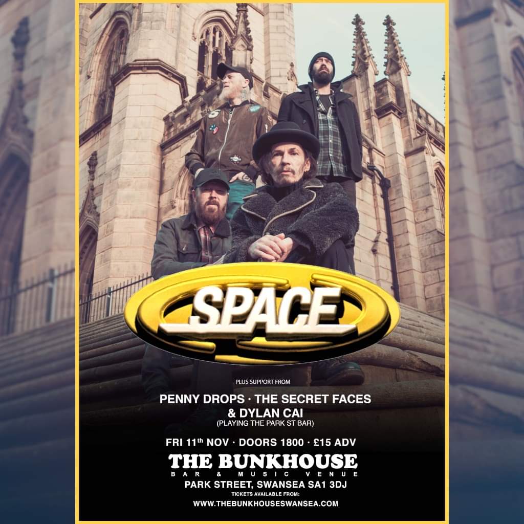 #Space Friday 11th November @bunkhousebar #Swansea Tickets Available spacebanduk.co.uk