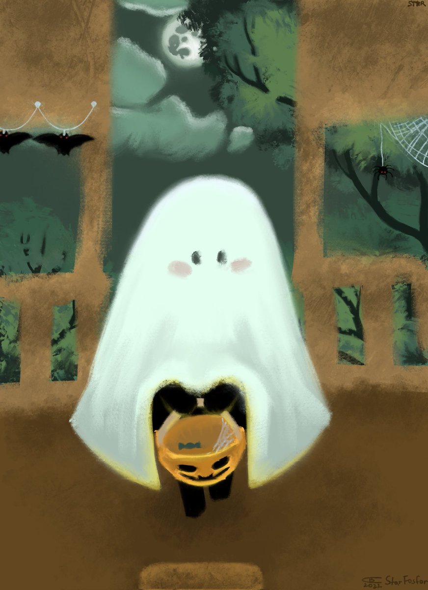 starfosfor's tweet photo. !TW! BLOOD
I can't wait for Halloween so posting it now!! (mini-comic)
----
1. Trick or treat! - kittie
2. Cutie, we don't have candy, go somewhere else, - the person who was knocked on.
3. Truth? - k.
4. ...- k.

#art #artist #artwork #arts #cat #halloween #ghost #comic #sketch https://t.co/Dubwxt9kVC