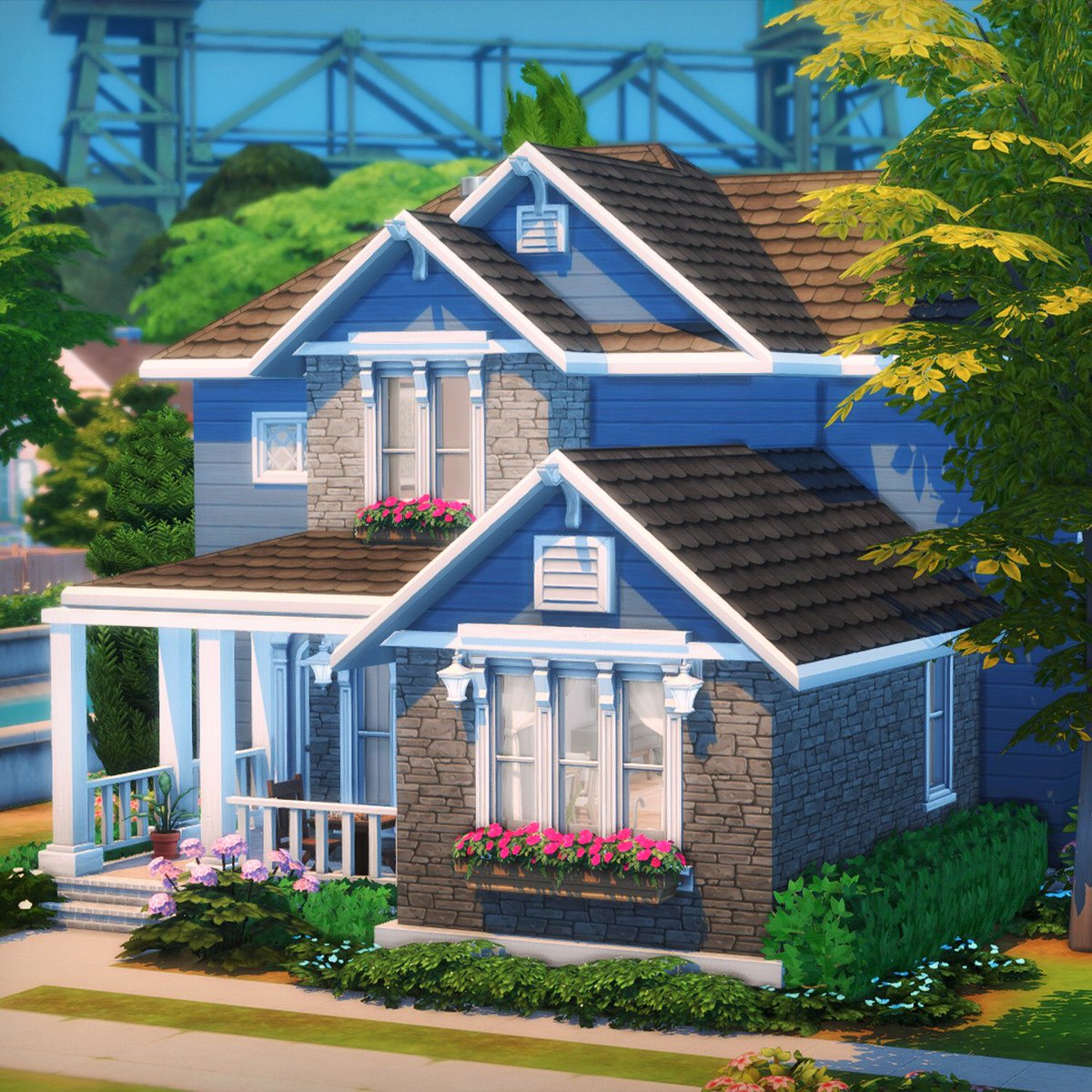 Simmarysims's tweet photo. 🌳Base Game Family Home🌳
One more build to celebrate the base game going free! 🥰
Speedbuild✨
https://t.co/BCBTyZxGh5
#TheSims4 #ShowUsYourBuilds #EA #Maxis #SimsCreatorsCommunity @SimsCreatorsCom @some_simlish @simsshare @simsfederation #SupMag #sfbuildshow @TheSims https://t.co/z0JshW4TmS