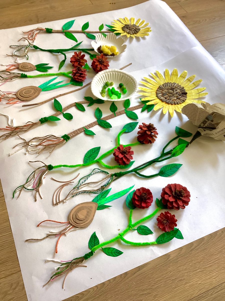 yuvalzommer's tweet image. Work in progress from the studio floor, where I’m busy not watching the news…

#bigbookskidart #kidsneednature #recyclecreate