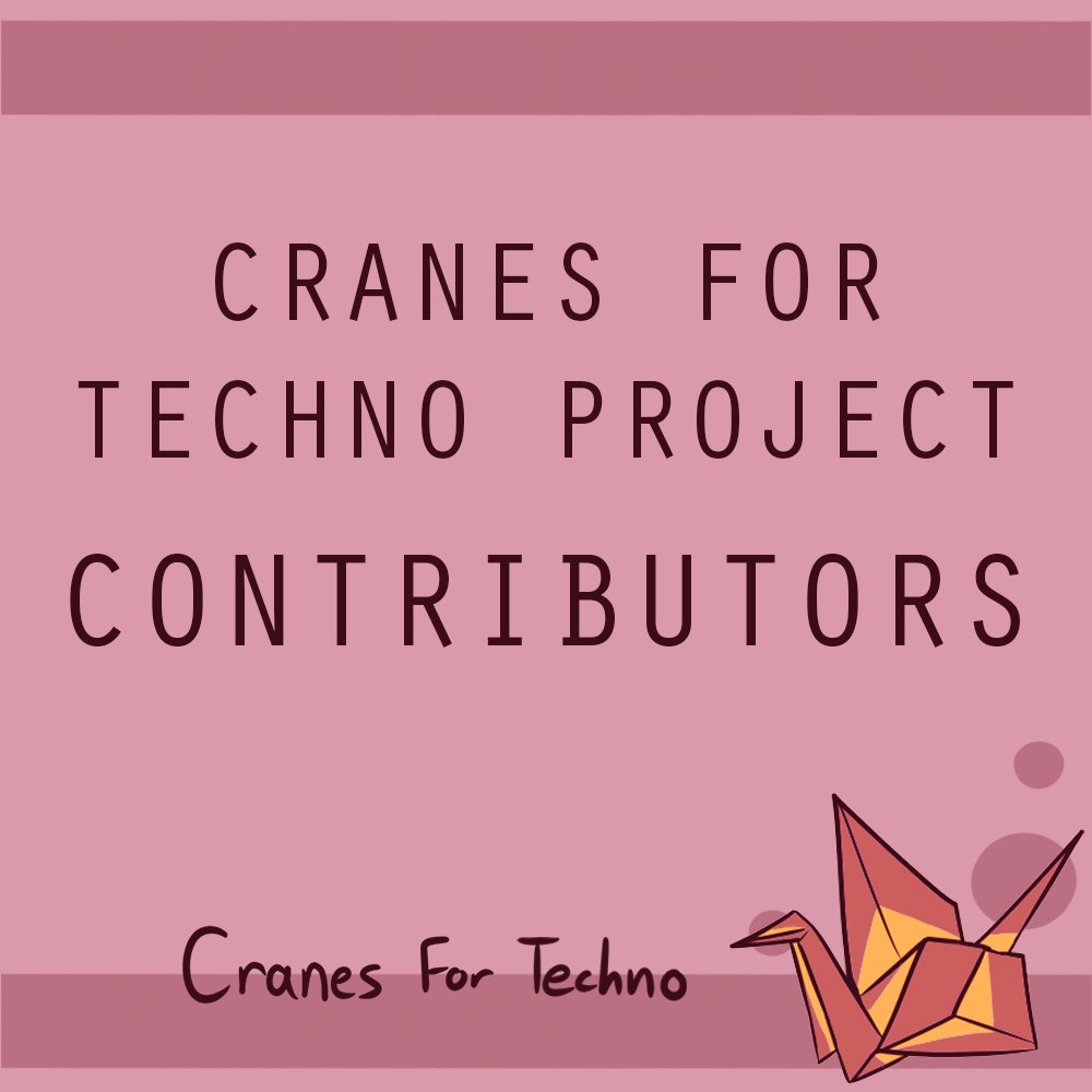 cranes4techno's tweet photo. Here is our contributor lineup! Each contributor folded around 60 cranes for the project. Thank you for your support! #technoblade #technosupport #mcyt #dsmp #riptechno https://t.co/NAvBGj9SUZ