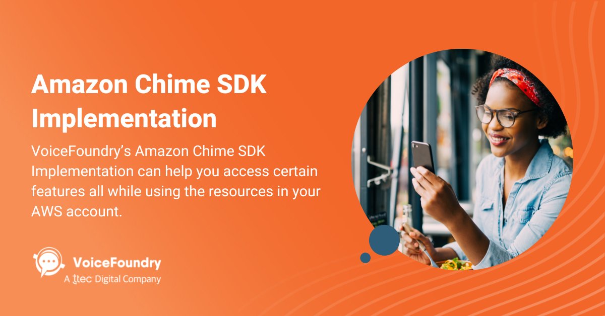 Amazon Chime SDK makes it easy to embed intelligent, real-time communication capabilities into your existing apps. Our Amazon Chime SDK implementation helps our customers follow best practices while tailoring their solutions to fit their needs. See how: bit.ly/3yUdLaH