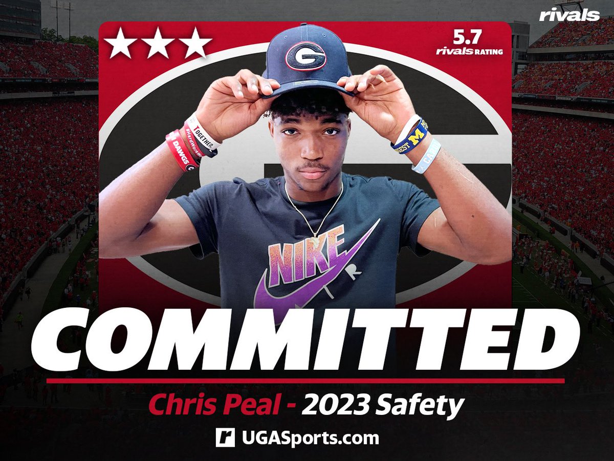 Georgia just landed a commitment from big time DB Chris Peal. Here’s a look at the player the Dawgs are getting: n.rivals.com/news/commitmen…