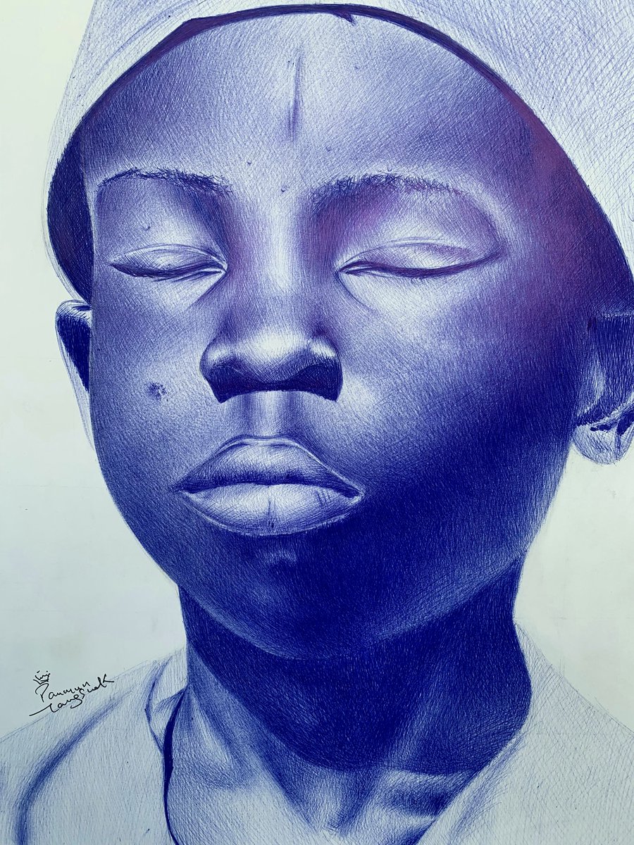 Panmun_T's tweet image. i used BIC Pen to make this💙
 it took me a week to complete this
It'll cost you 0.00 naira to retweet this❤

Bella Smurda Ayra Ronaldo Certified Lover Boy Apostle Suleman
