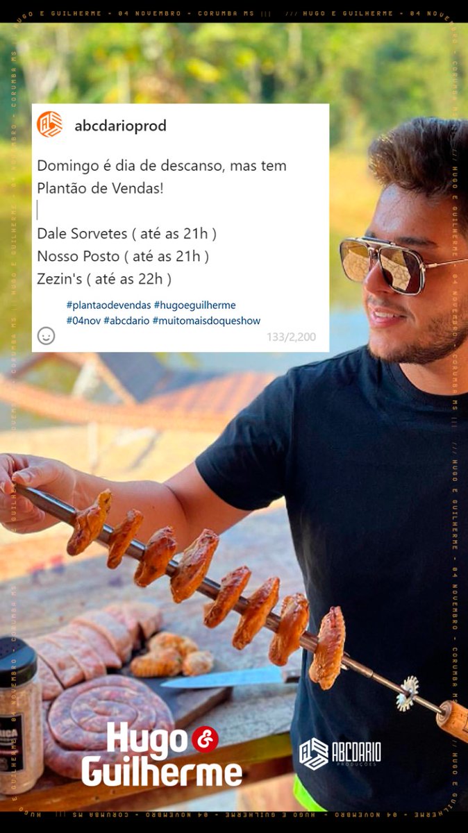 thiagor_corumba's tweet image. Plantão de Vendas Domingo! Compre Agora mesmo que vem Troca de Lote!

Plantão de vendas:  Dale Sorvetes - Nosso Posto e Zezin's.

#04Nov #hugoeguilherme #compreja #compreagora #ParquedeExpo #corumba  #feapan #abcdario #Muitomaisdoqueshow