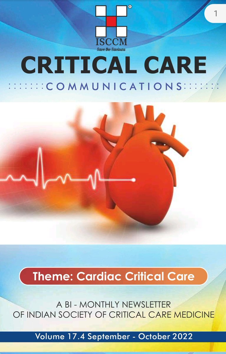 Drnasap's tweet photo. Just out #CCC (from @isccmsociety)
https://t.co/7n6YSOoWJF
▶️Do not miss expert interview with Prof. Teboul on #Hemodyamic monitoring by @SheilaMyatra
▶️#AI in Hemodynamics: @KhannaAshishCCM, et al.
▶️ TPTD by @Prof_XMonnet https://t.co/mjWMu2OD5c