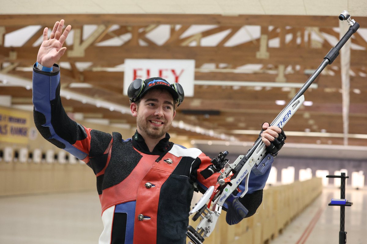 USAShooting's tweet photo. Congrats to Tim, Lucas, and Ivan on their 4th place finish in Menโs 50m Rifle 3P Team at Worlds! ๐บ๐ธ๐
#USASWorlds #TeamUSA https://t.co/t4MdEBUdgH