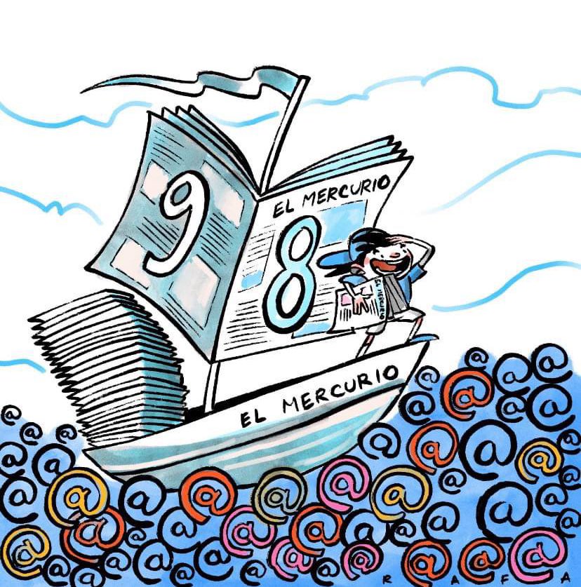 Un saludo a uno de los medios de comunicación más queridos en #Cuenca, <a href="/ElMercurioEc/">Diario El Mercurio</a>, por sus 98 años. ¡Un abrazo fraterno a sus directivos!

*Caricatura: <a href="/elmercurioec/">Diario El Mercurio</a>