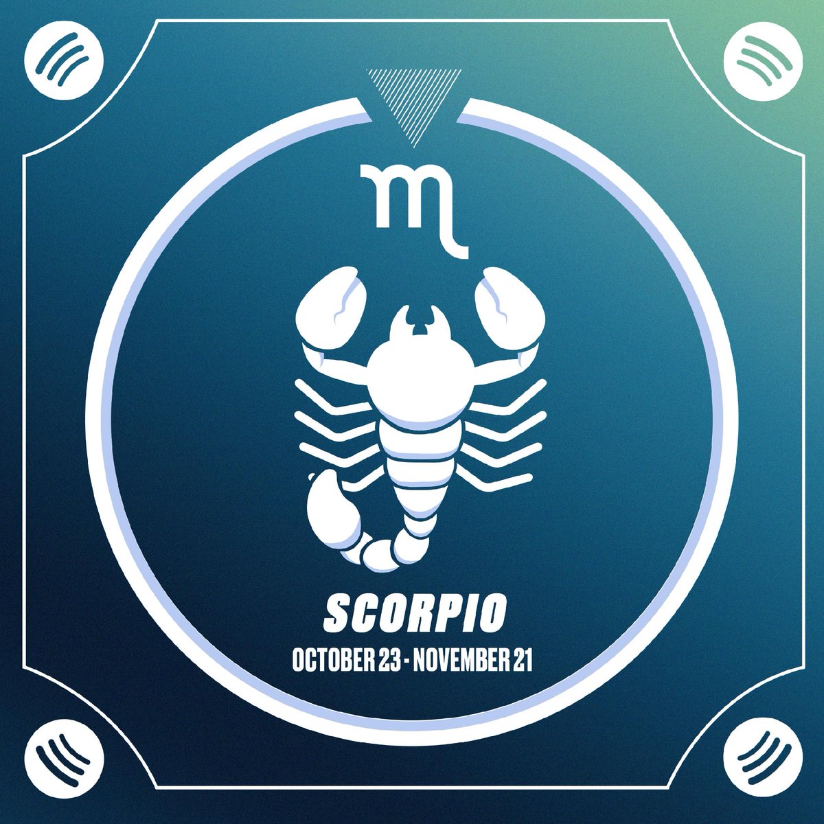 wearedarkspark's tweet photo. Today's the beginning of Scorpio SZN 🦂 we're celebrating our favourite moody-secretive-passionate folks with a @Spotify playlist full of Scorpio musicians!

Listen up &amp; tag a Scorpio who’d give the nod of approval to this playlist! https://t.co/wtL84dFtnU https://t.co/WysHSE19b9
