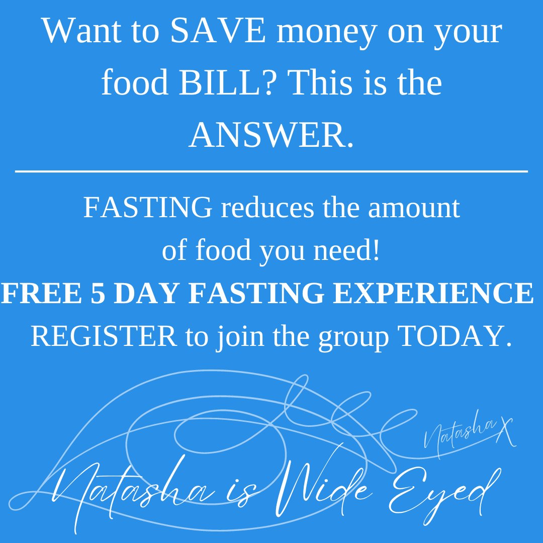 BigSliceOfLife's tweet photo. I know it sounds obvious. But if you’re not eating for as long each day you don’t need to buy as much food! Join the FREE 5 Day Fasting Experience to save money.
Registration CLOSES at midnight TONIGHT. Join NOW.
https://t.co/IQUWNTiVdN https://t.co/gGJ1Dau7jy