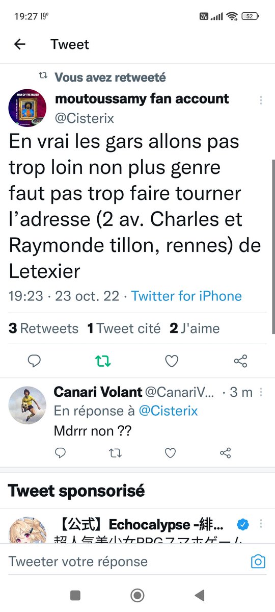 Benoit tweet media