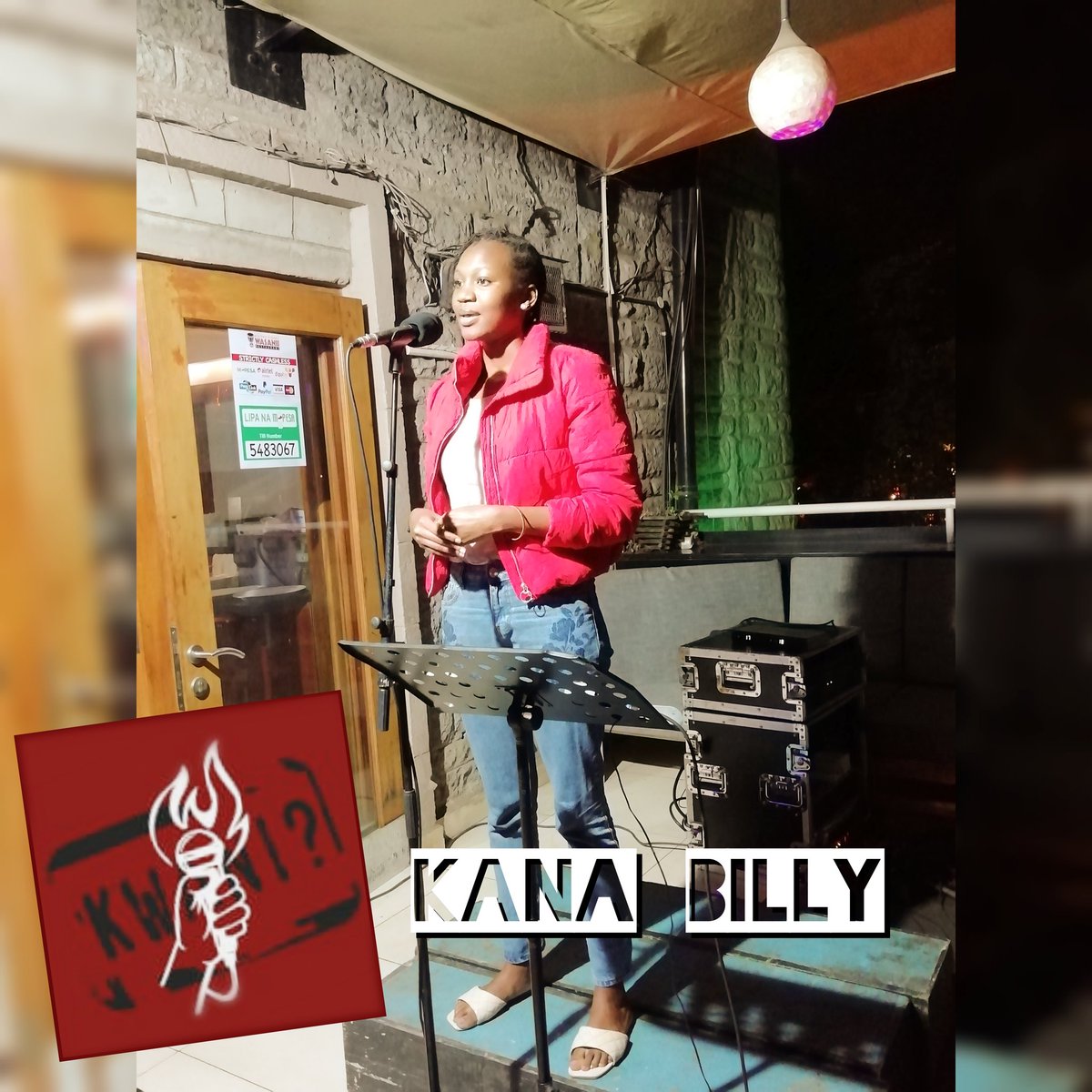 Kwani_OpenMic's tweet photo. They say "never date a poet", yet here we have those two beautiful people who are both poets.
Wonderboi performed his piece "This is for the ladies" for this one special girl - Kana Billy who later performed a passionate piece herself... https://t.co/tV4JaXevLT