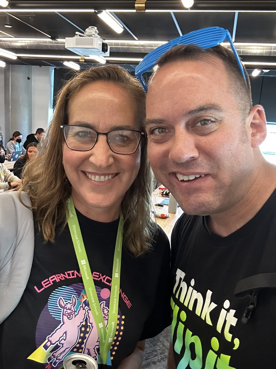MrCoachK15's tweet photo. I love every time we reconnect @AMilversted - even if it’s not on our #Road2E2🇦🇺 in Australia! 🐨 🦘
Thanks for being at our @MicrosoftFlip session at the #MIEExpert Learning Exchange! 🦙💖🎉 https://t.co/LLYie1N6Gm