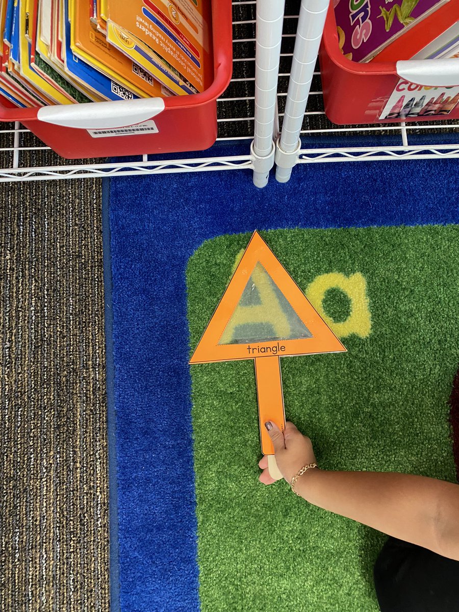 leight123's tweet photo. This week we went on a shape hunt in our classroom. Next week we will walk around our school campus and hunt for shapes. #prek is the best!! https://t.co/pUGzz5ZKuQ