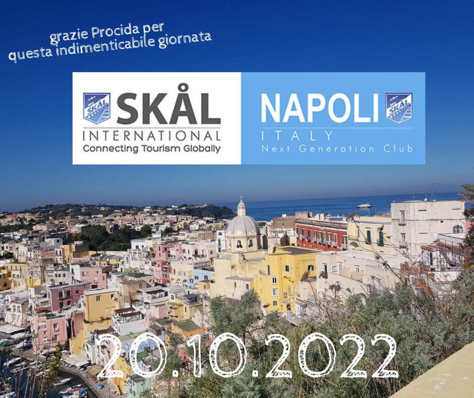 Giovedì – 20 Ottobre 2022,  una rappresentanza dello Skål International Club Napoli si imbarca dal Molo Beverello di Napoli in direzione Procida per incontrare l’Amministrazione Comunale della Capitale Italiana della Cultura 2022. 
skalnapoli.org/news/skal-inte…
#skal #skalnapoli