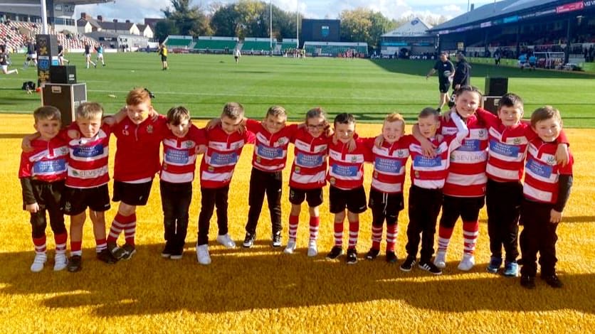 Great day for the U7s today…another win under their belts… followed by their first visit to Rodney Parade to support the Dragons… ⁦@dragonsrugby⁩ 🙌🏻🙌🏻🙌🏻