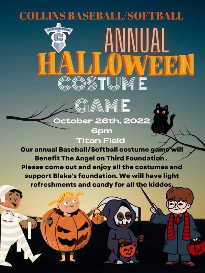 mbidwell80's tweet photo. Join us for the Annual Halloween Costume Game @MLCHS_Baseball on Wed Oct 26th! Hope to see you all there! https://t.co/At7iwn0Qf0