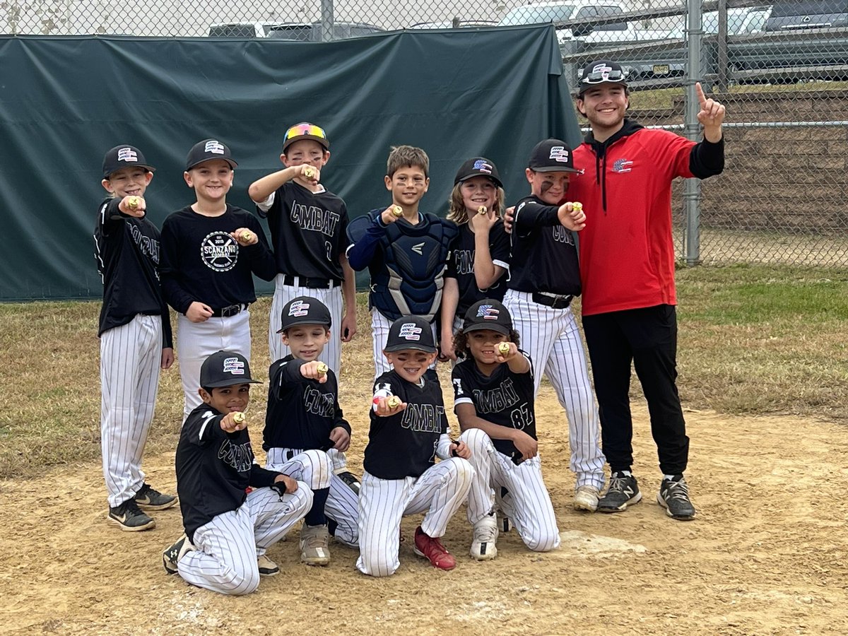 ScanzanoCombat's tweet photo. Let’s Go Young Fellas!!! Congrats to Combat 9U for winning the GMG Fall Tournament! Some big smiles in that pic! #dreambig #champs #family #youthbaseball #ringseason https://t.co/0V6qiWtk7u
