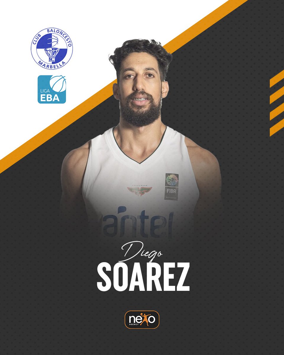 ✒️📄 𝐃𝐈𝐄𝐆𝐎 𝐒𝐎𝐀𝐑𝐄𝐙 firma con <a href="/CBMarbella1/">𝐂𝐥𝐮𝐛 𝐁𝐚𝐥𝐨𝐧𝐜𝐞𝐬𝐭𝐨 𝐌𝐚𝐫𝐛𝐞𝐥𝐥𝐚 🏀</a> (#EBA 🇪🇸).

#MakingWorldSmaller