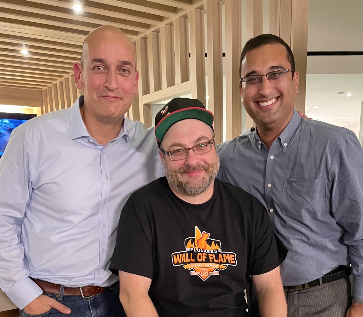 IanMAdair's tweet photo. No @AFPIHQ LEAD Conference is complete without spending some time with @cherian_koshy &amp; @midwesttgs. #AFPLEAD #fundraising #nonprofits #squadgoals https://t.co/vbAit3vs3w