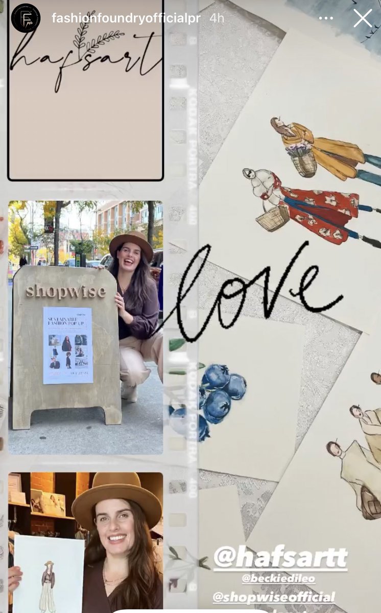 BeckieDileo's tweet photo. So very proud of my student #HafsaArt working at a sustainable fashion event this weekend 👏👏🤗
@fshnfoundry 
#FashionIllustration 
🎨⭐️ https://t.co/Me8Age2iTg