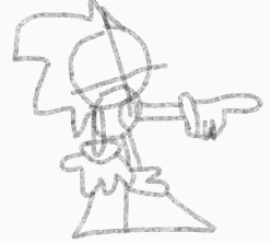 FinisLll's tweet photo. wanted to draw sonic pointing https://t.co/JzWQipu17S