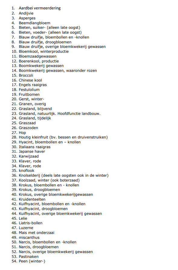 PetraDreves's tweet photo. LIJSTEN AKKERBOUW WAT NIET MEER VERBOUWD MAG WORDEN: https://t.co/TDCXigncla