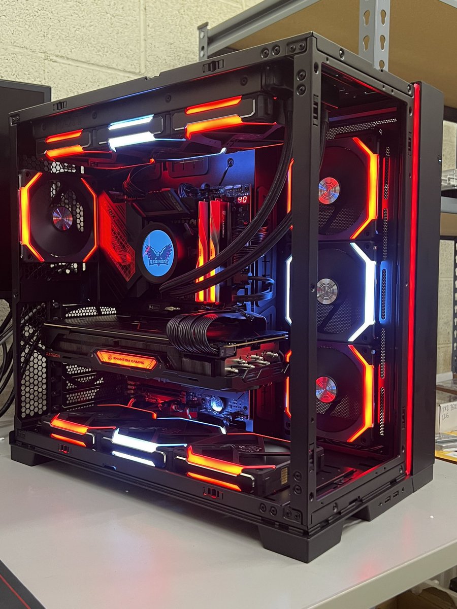 RegimentGG's tweet image. Least liked reply in the comments gets this Gaming PC 👀