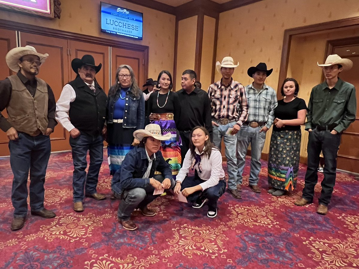 <a href="/SamsonCree/">Samson Cree Nation</a> a big congrats to Todd Buffalo and his family as He was inducted into Rodeo Hall of Fame at the INFR 2022 #southpointe #samsoncreeproud #INFR