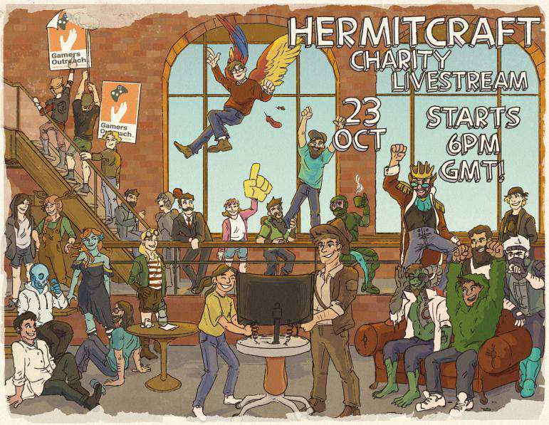 🔴[LIVE] Now! Hermitcraft Charity Stream for Gamers Outreach begins now!
twitch.tv/impulsesv