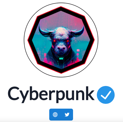 Thanks <a href="/SkyHarbor_io/">SkyHarbor NFT Marketplace</a> for modifying my project description so quickly and for including my website allcyberpunk.com 🔥🖤
👉skyharbor.io/collection/cyb…

#allcyberpunk #enft #ergo #ergonft #ergonauts $erg  #CyberErgonauts #DiscoverErgo