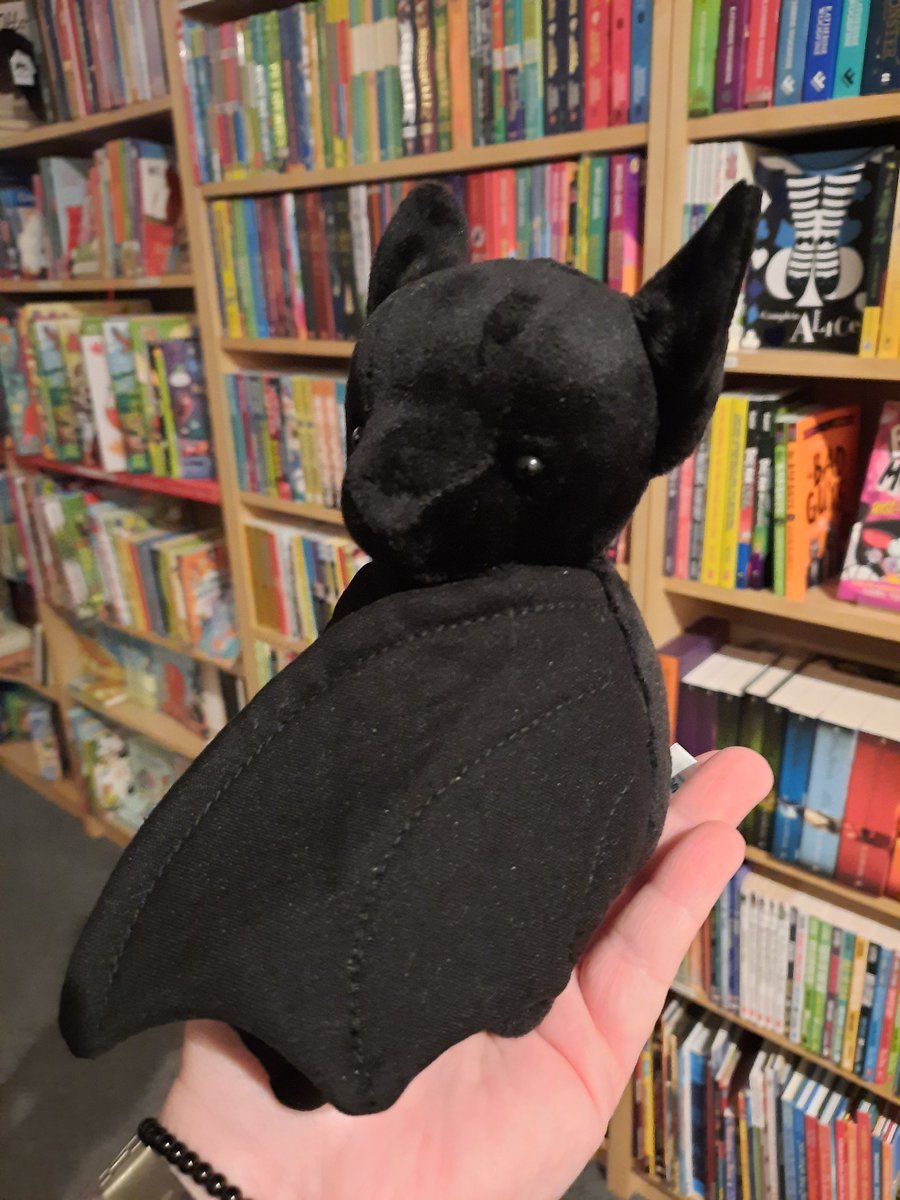 ChingfordBooks's tweet photo. Running out of our Jellycat Wrap-a-bat Black 🦇🦇🦇 going fast. Do pop to the shop for yours asap, if you plan to get one for Halloween 🎃 
#JosBookshop #Chingford #Jellycat #Halloween #MagicOfTheBookshop #PopToTheShop https://t.co/LsmmJE63zV