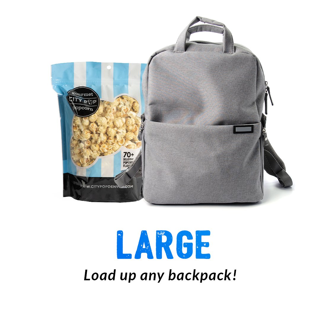 citypopdenver's tweet image. Gourmet #popcorn that comes in all shapes and sizes! Want to make sure you can bring your favorite snack to school, work, or vacation? Don&apos;t worry, we have the ultimate #packingguide for you. 😂