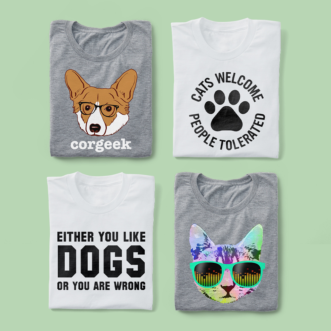 Which t-shirt best describes your personality?

Find your pet t-shirt here: bit.ly/3MWlBX6