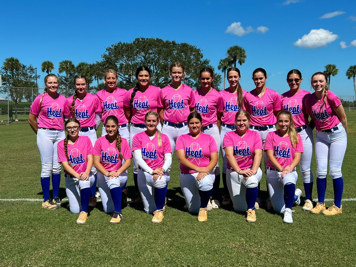 #pinktober #BreastCancerAwarenessMonth2022 #sarasotaheat #sarasotaheatdover18u #LetsGo #OneTeamOneDream #MentalFitness #positivemindset #Softball