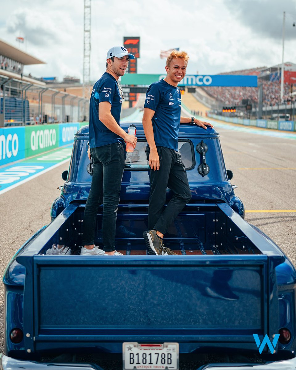 WilliamsRacing's tweet photo. The #USGP - up next! 🤩

#WeAreWilliams https://t.co/FT2fXqdhTs