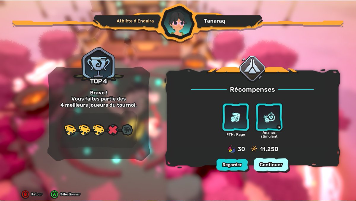 Top 4 pour mon premier tournois TemTem ^^